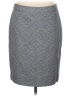 Halogen Chevron-herringbone Gray Formal Skirt Size 8 - photo 1
