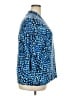 Chico's Blue 3/4 Sleeve Blouse Size XXL (4) - photo 4