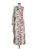 Assorted Brands Print Blue Casual Dress Size S - photo 1