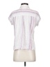 Rails Stripes Pink Short Sleeve Blouse Size XS - photo 2