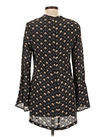 Winter Kate Long Sleeve Silk Top (view 2)