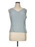 Talbots Blue Sleeveless Blouse Size 14 - photo 1