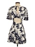 Forever 21 Print Ivory Cocktail Dress Size S - photo 2