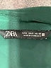 Zara 100% Polyester Green Long Sleeve Blouse Size S - photo 7