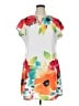 Emery Rose Print White Casual Dress Size 0X - photo 1