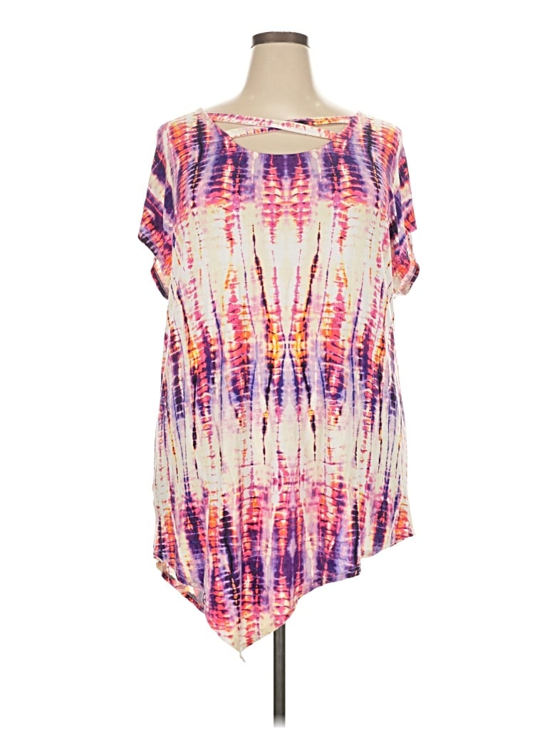 Pre-owned Lane Bryant Casual Dress In Purple