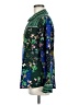 CAbi 100% Polyester Print Green Long Sleeve Blouse Size M - photo 5
