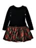 Iris & Ivy 100% Polyester Argyle Black Dress Size 10 - photo 2