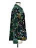 CAbi 100% Polyester Print Green Long Sleeve Blouse Size M - photo 4