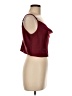 Glam Burgundy Sleeveless Top Size M - photo 4