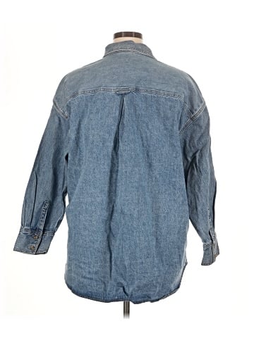 Old Navy 3/4 Sleeve Button-Down Shirt (view 2)