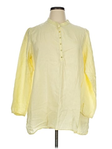 Eileen Fisher 3/4 Sleeve Button-Down Shirt (view 1)