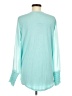 DG^2 by Diane Gilman 100% Polyester Teal Long Sleeve Blouse Size M - photo 2