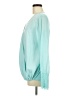 DG^2 by Diane Gilman 100% Polyester Teal Long Sleeve Blouse Size M - photo 5