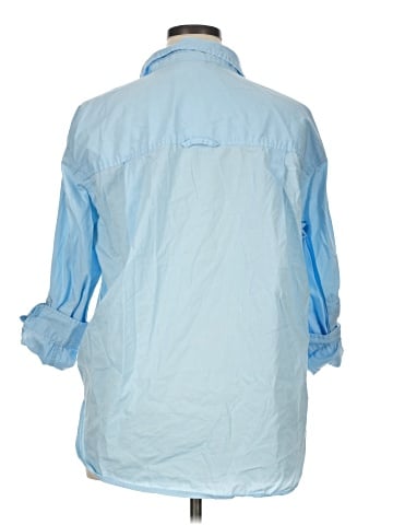 Gloria Vanderbilt 3/4 Sleeve Button-Down Shirt (view 2)