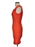 Just Fab Solid Orange Cocktail Dress Size XS - photo 5