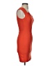 Just Fab Solid Orange Cocktail Dress Size XS - photo 4