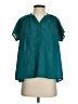 Unbranded Teal Short Sleeve Blouse Size S - photo 1