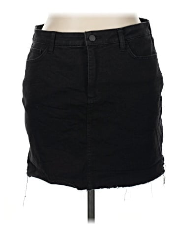 a.n.a. A New Approach Denim Skirt (view 1)