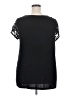 Michel Studio Black Short Sleeve Blouse Size 3X - photo 2