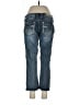 Rock Revival Hearts Silver Blue Jeans Size 2 - photo 2