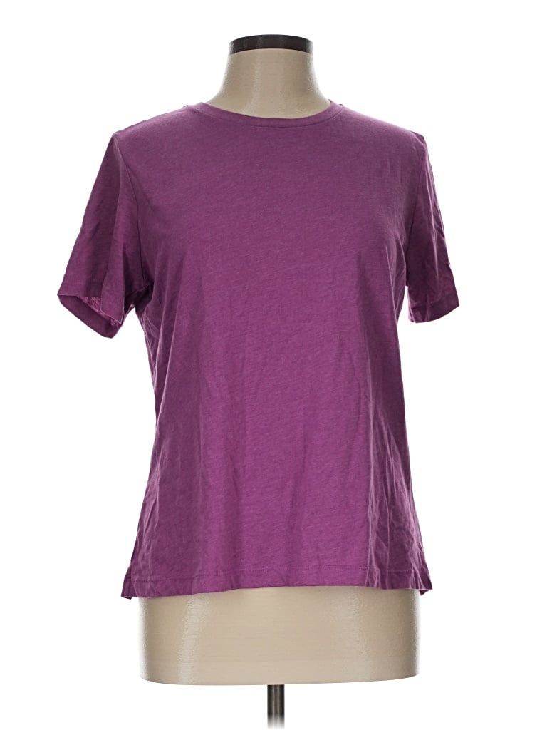 Pre-owned Bella+canvas Short Sleeve T-shirt In Purple