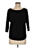 Ambiance Apparel Black 3/4 Sleeve Top Size M - photo 1