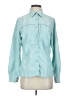 L.L.Bean Teal Long Sleeve Button-Down Shirt Size S - photo 1