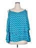 Torrid 100% Polyester Blue Sleeveless Blouse Size 4X Plus (4) - photo 1