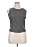 Hillard & Hanson Gray Sleeveless Top Size 14 - photo 1
