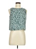 Assorted Brands 100% Polyester Green Sleeveless Blouse Size M - photo 1