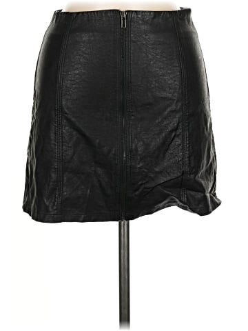 ALOT Faux Leather Skirt (view 1)