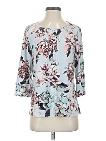 Karl Lagerfeld Paris 3/4 Sleeve Blouse (view 1)