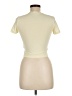 Zara Yellow Short Sleeve Turtleneck Size M - photo 2