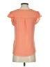 Mine Orange Short Sleeve Blouse Size S - photo 2