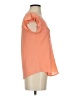 Mine Orange Short Sleeve Blouse Size S - photo 4