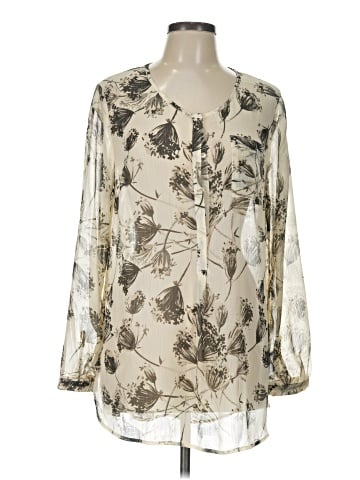 Merona Long Sleeve Blouse (view 1)