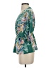 Bombom Tropical Green 3/4 Sleeve Blouse Size S - photo 5