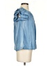 She + Sky 100% Tencel Blue Short Sleeve Blouse Size S - photo 4