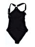 Soluna Solid Black One Piece Swimsuit Size L - photo 2