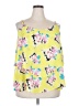 Torrid 100% Polyester Yellow Sleeveless Blouse Size 3X Plus (3) - photo 1