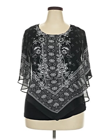 Apt. 9 Short Sleeve Blouse (view 1)