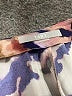 Tart 100% Polyester Animal Print Purple Short Sleeve Blouse Size L - photo 7