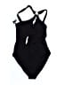 Soluna Solid Black One Piece Swimsuit Size L - photo 1