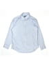Lands' End 100% Cotton Solid Blue Long Sleeve Button-Down Shirt Size 12 - photo 1