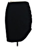 NBD Solid Black Casual Skirt Size XL - photo 1