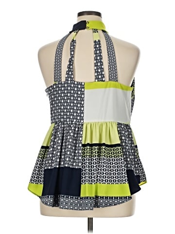 Kaari Blue Sleeveless Blouse (view 2)