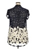 Siren Lily Stars Blue Short Sleeve Blouse Size 2X - photo 2