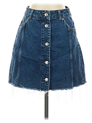 Topshop Denim Skirt (view 1)
