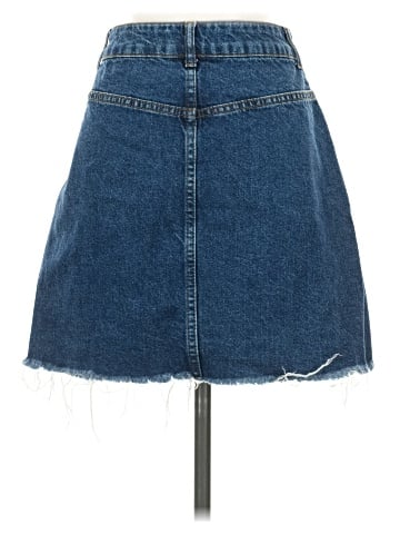 Topshop Denim Skirt (view 2)